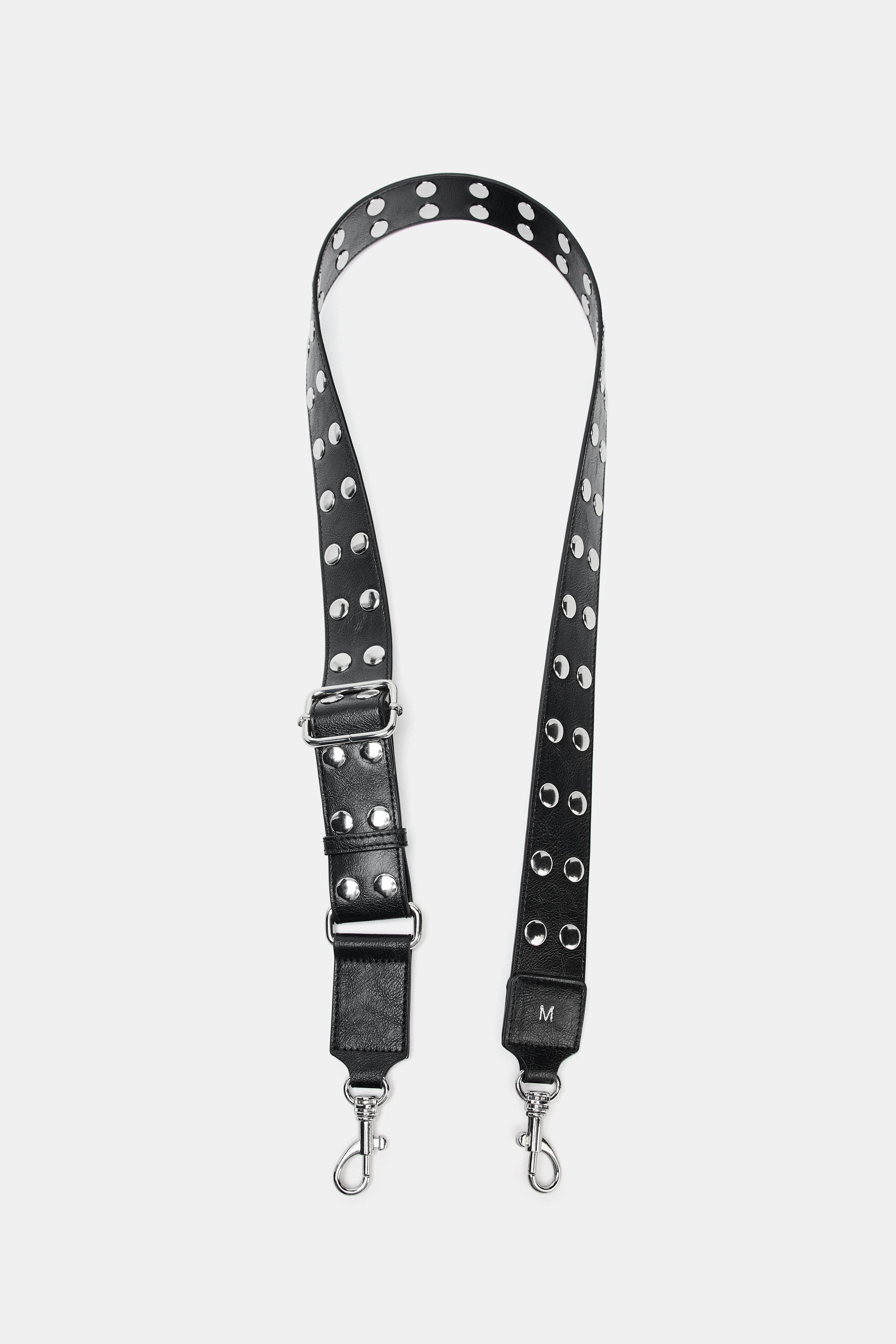 STUDDED CROSSBODY BAG STRAP